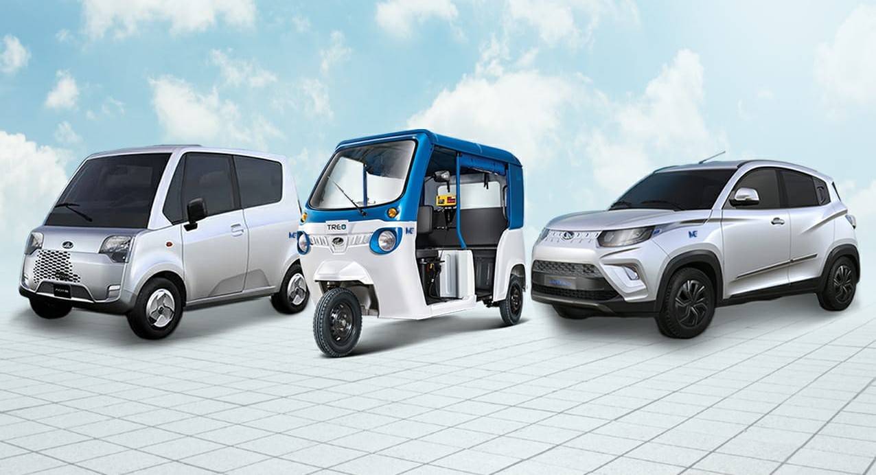 Mahindra electric outlet van