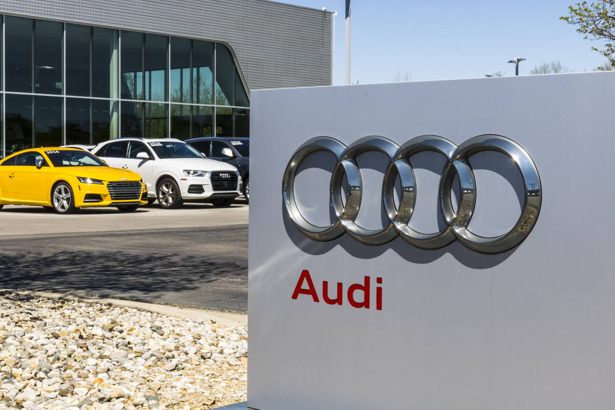 Audi is the luxury car unit of Europe's biggest carmaker Volkswagen. 