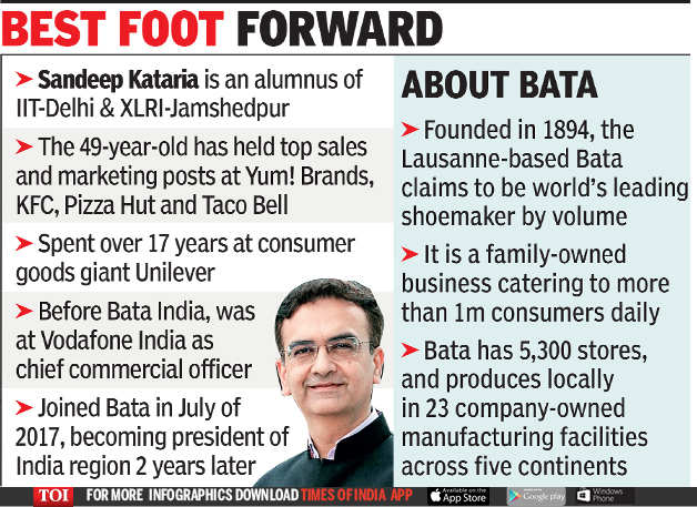 In a first, Bata gets an India CEO to 'shoe the world'