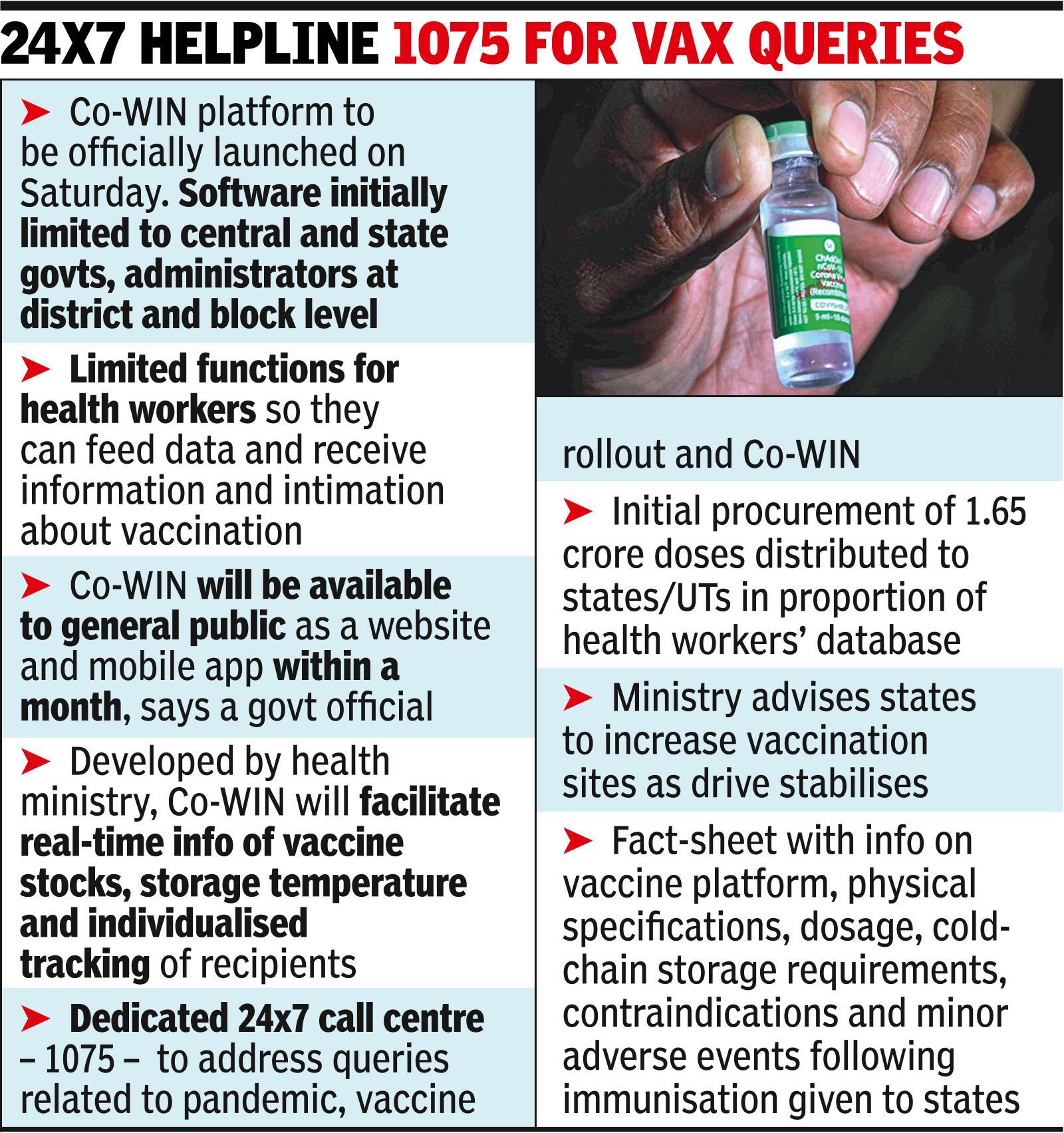 Access To Co Win Is Initially Restricted Health News Et Health World Jioforme