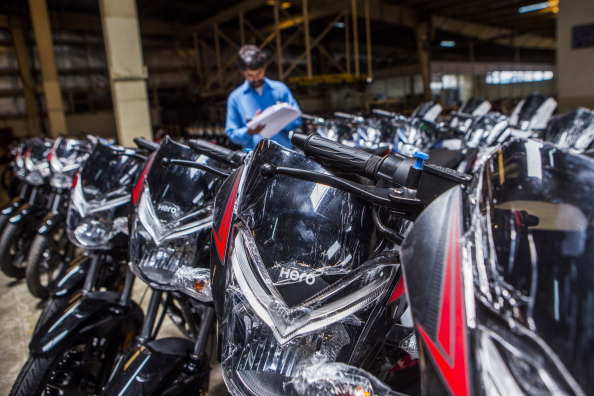 The company had sold 4,98,242 units in the same month of the previous year, Hero MotoCorp said in a statement.