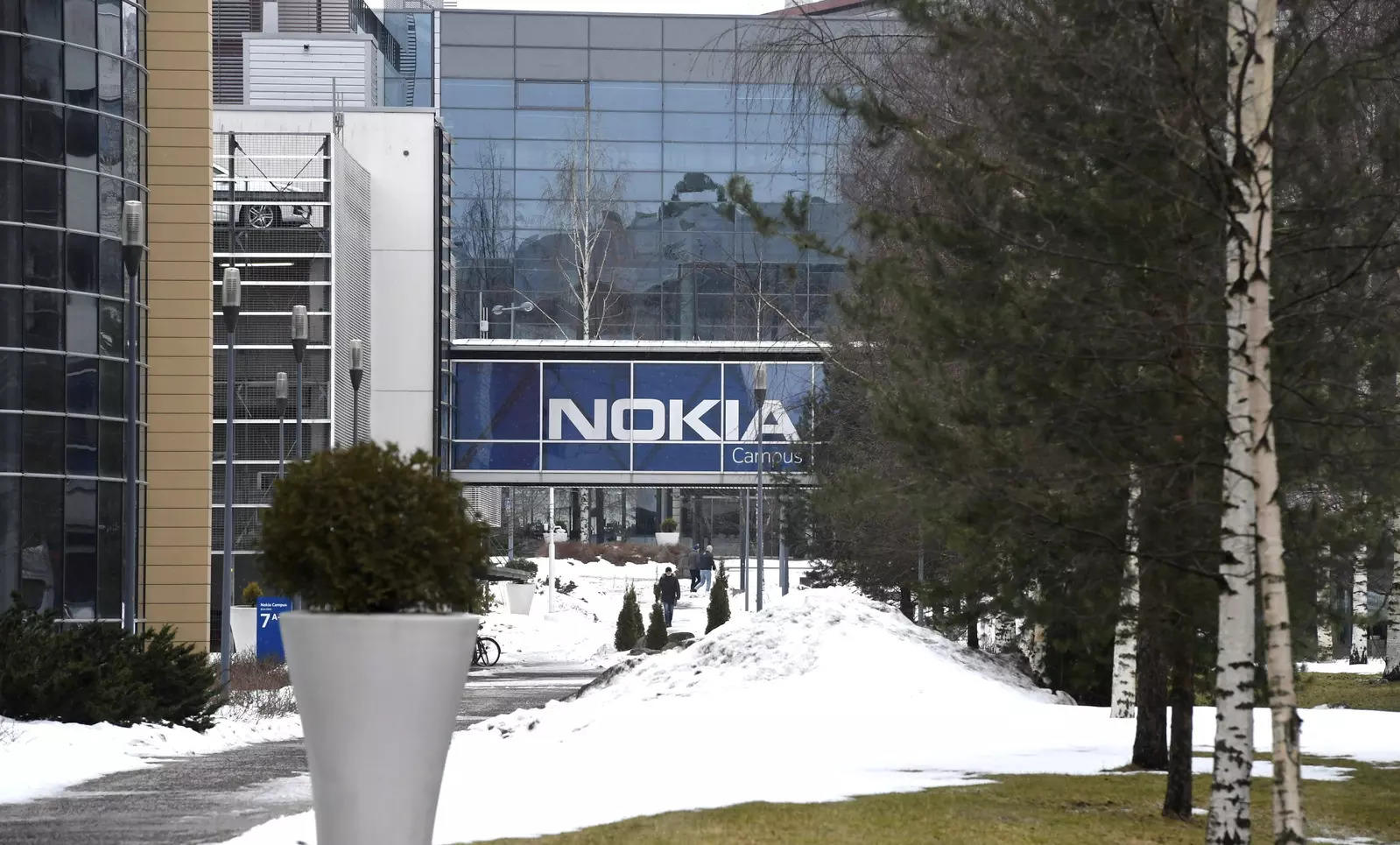 A view of the headquarters of the Finnish telecoms company Nokia in Espoo, Finland March 16, 2021.