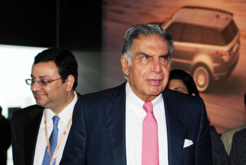Cyrus Mistry (left) had succeeded Ratan Tata as chairman of Tata Sons in 2012 but was ousted four years later. 