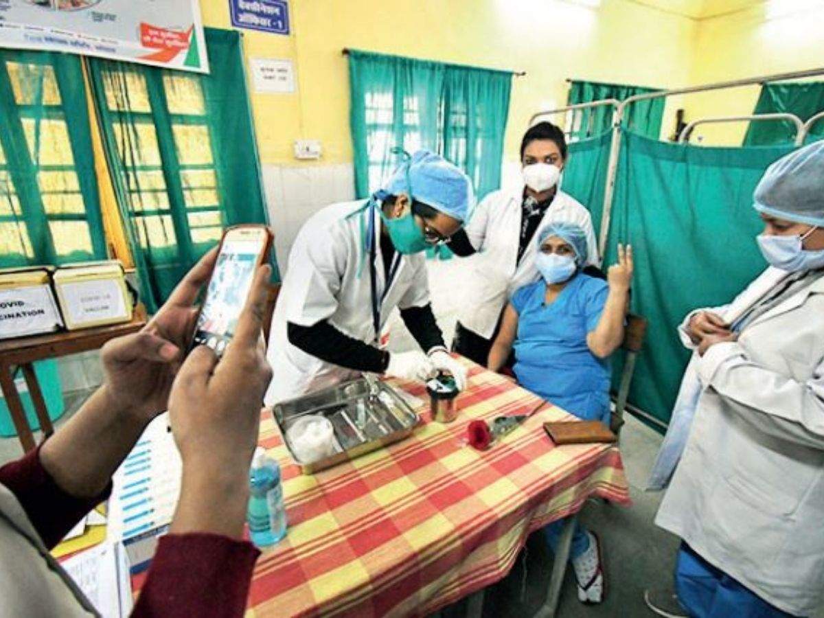 Most of the health workers in Bhopal returned to their work on Sunday.