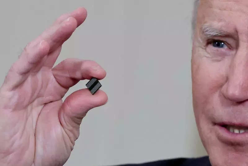 Biden and his top advisers view the semiconductor shortage as a &quot;top and immediate priority,&quot; the White House said after the meeting.