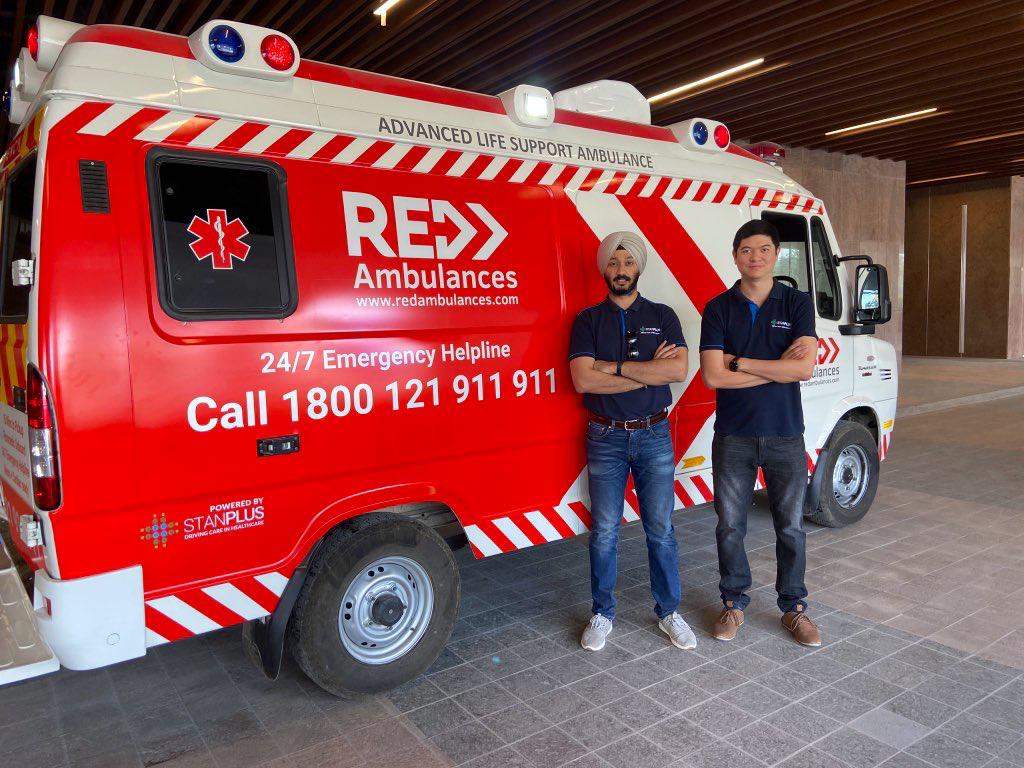 StanPlus launches Red Ambulance in Bangalore