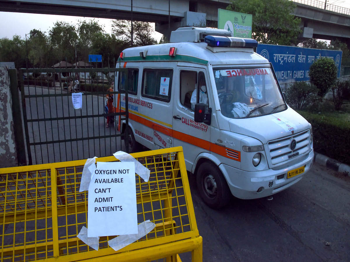 More Delhi hospitals SOS for oxygen