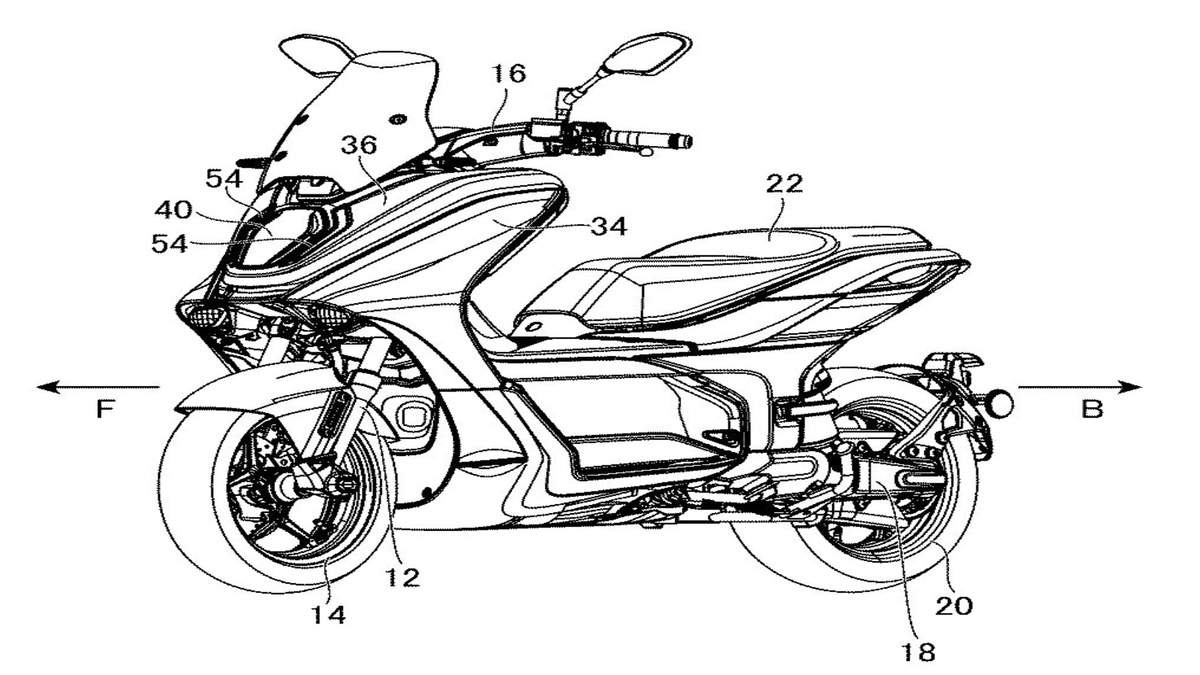 Yamaha E01 electric scooter takes shape, patent filed