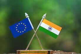 In 2020, India's export to the EU was USD 38.43 billion, while imports stood at USD 33.4 billion. 