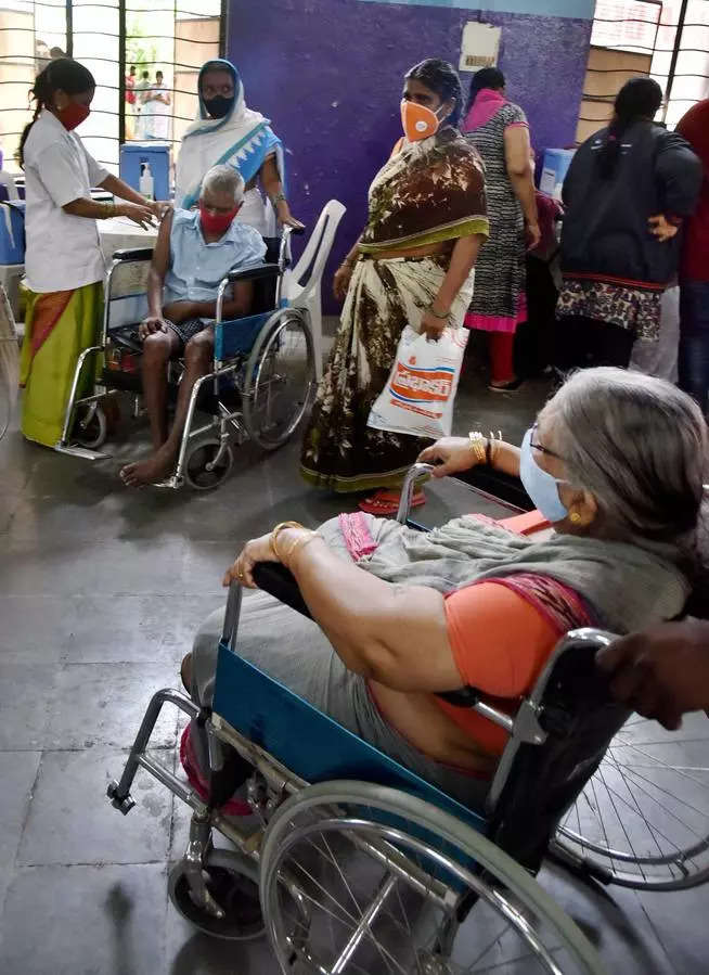 India holds vaccination drive for people with disabilities