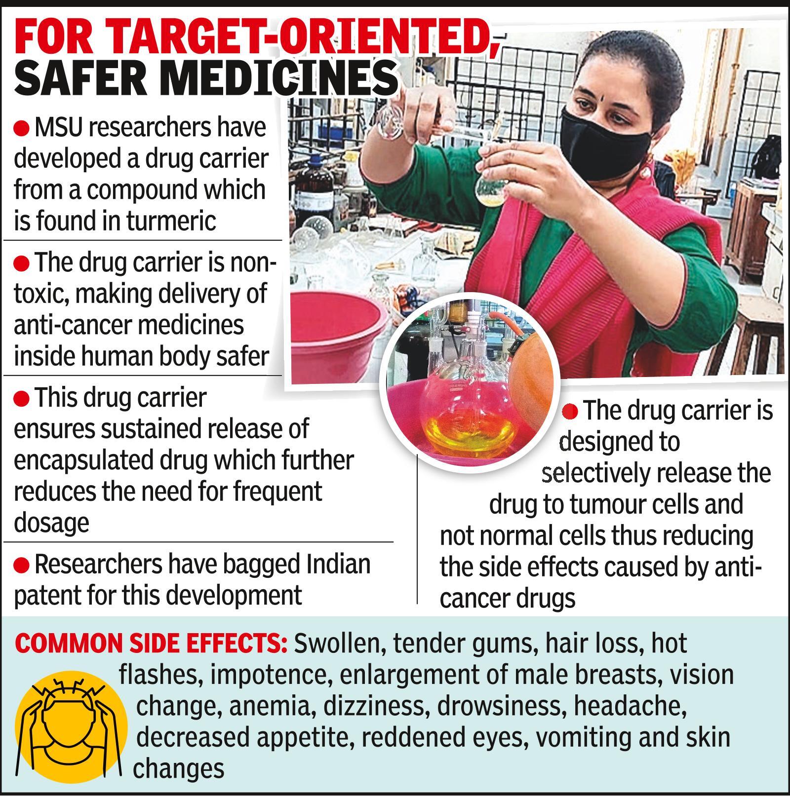 Cancer patients can hope for fewer drug side effects