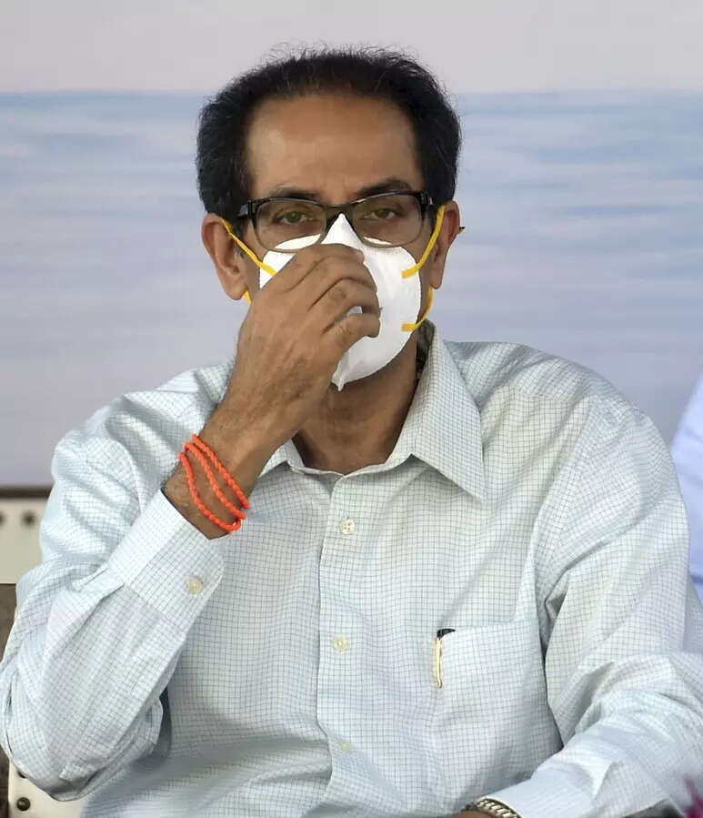 Mumbai: Maharashtra CM Uddhav Thackeray during the flagging-off ceremony of the All Terrain Vehicles (ATV) donated by Reliance Foundation to Mumbai Police for beach patrolling. (PTI Photo/Shashank Parade)(