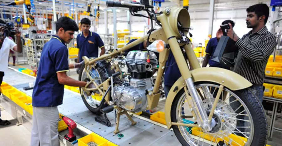 A leader in the 250cc-750 cc bike segment, the Chennai-based Royal Enfield sold a total of 6,09,403 motorcycles in the last fiscal.