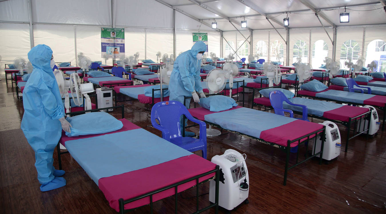 Centre on how many oxygen beds are available to tackle Covid crisis