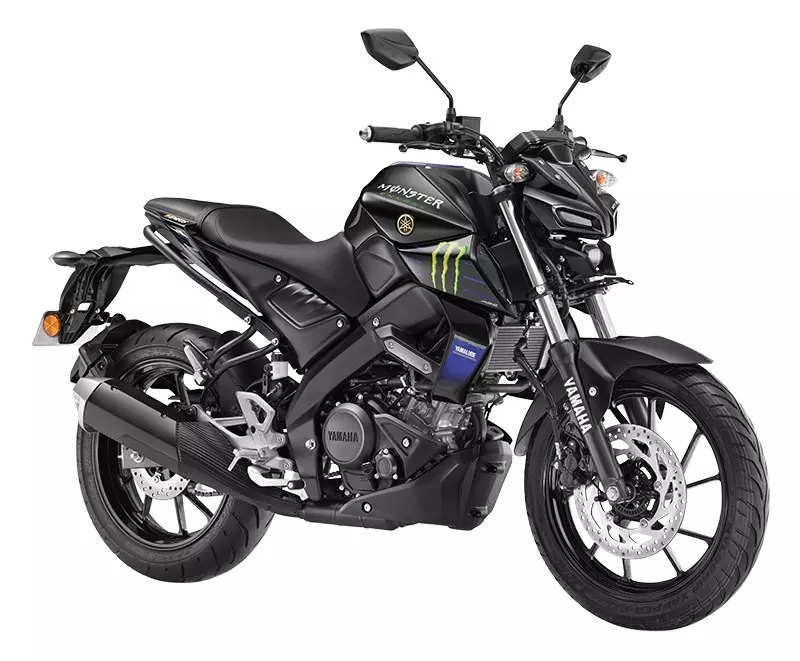 The Monster Energy Yamaha MotoGP edition comes with 155 cc, fuel-injected, liquid-cooled, 4-stroke, SOHC, 4-valve engine with six-speed transmission. It produces a maximum output of 18.5 PS at 10,000 rpm and maximum torque of 13.9 Nm at 8,500 rpm, Yamaha said.