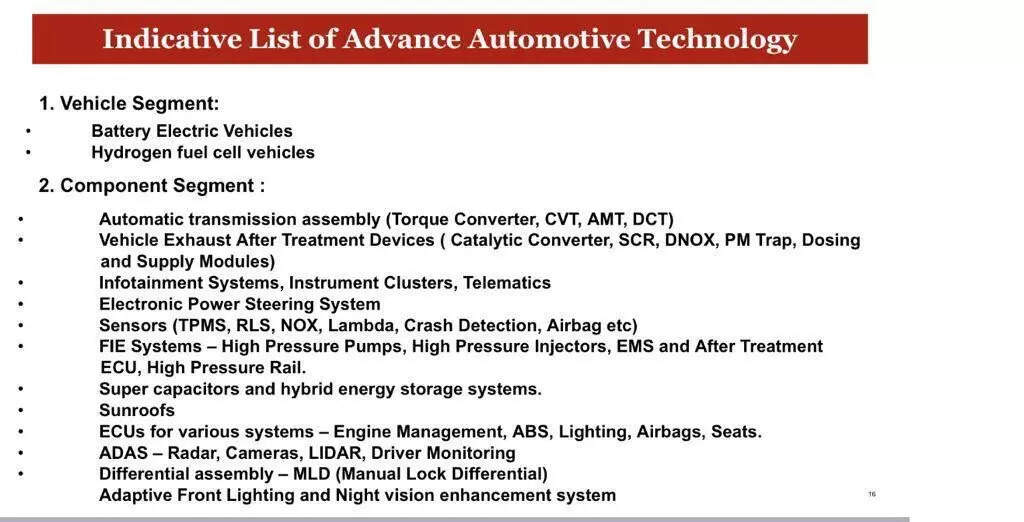 Automotive PLI ignores the present; sets the agenda for future