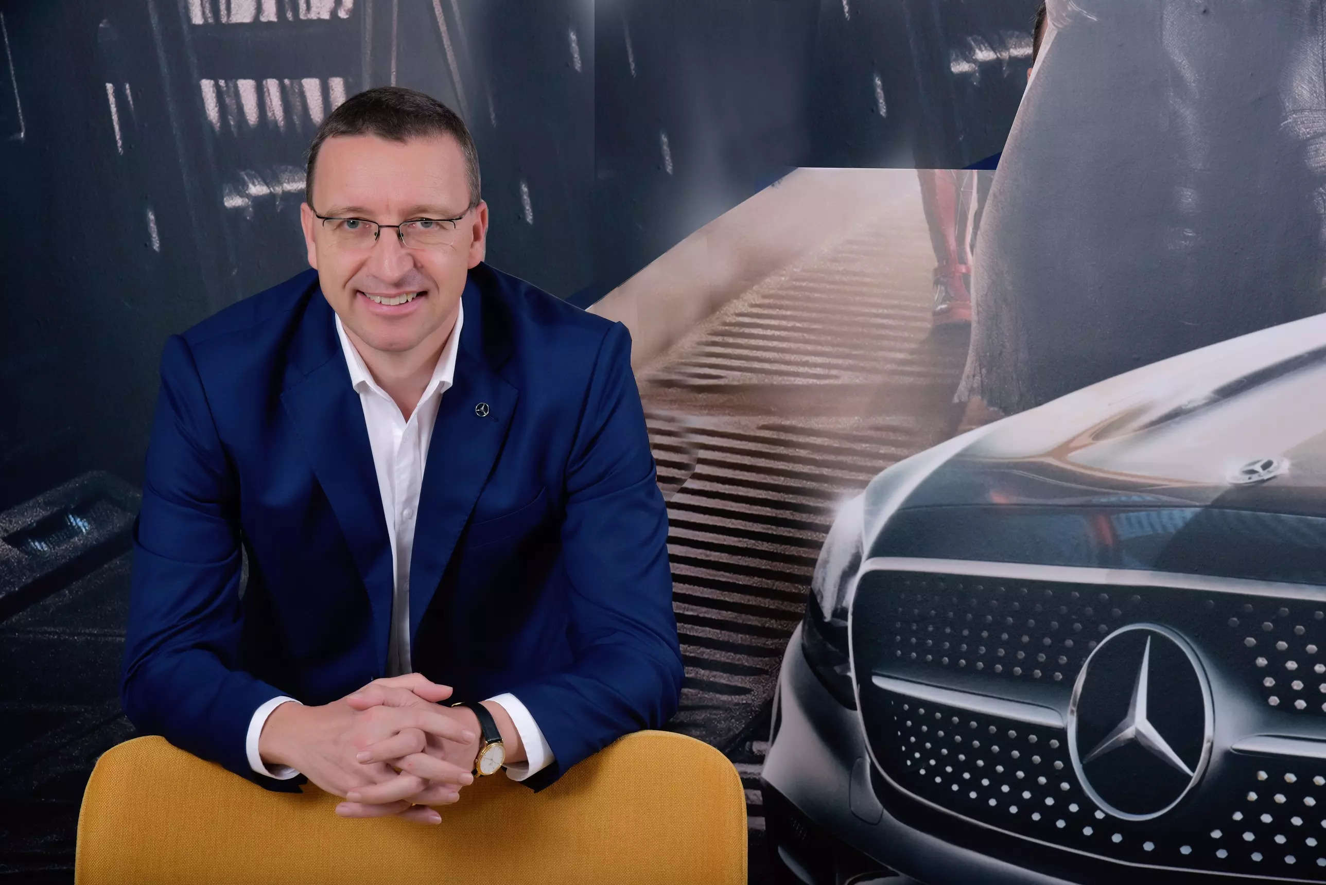 Martin Schwenk, the MD and CEO of Mercedes Benz India