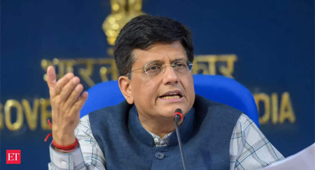 Commerce and industry minister Piyush Goyal 