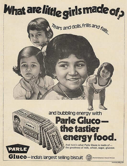 This is an original newspaper clipping featuring 'children' as the face of Parle Gluco. (Image courtesy: Parle Products)