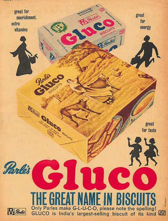 This is the original newpaper clipping featuring Parle Gluco, much before the mascot was introduced. The biscuit entered the market in 1939. (Image courtesy: Parle Products)
