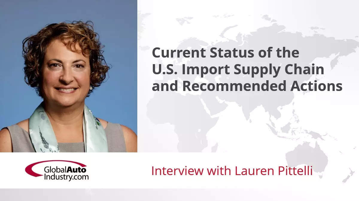 Audio Interview- Current Status of US Import Supply Chain and Recommended Actions