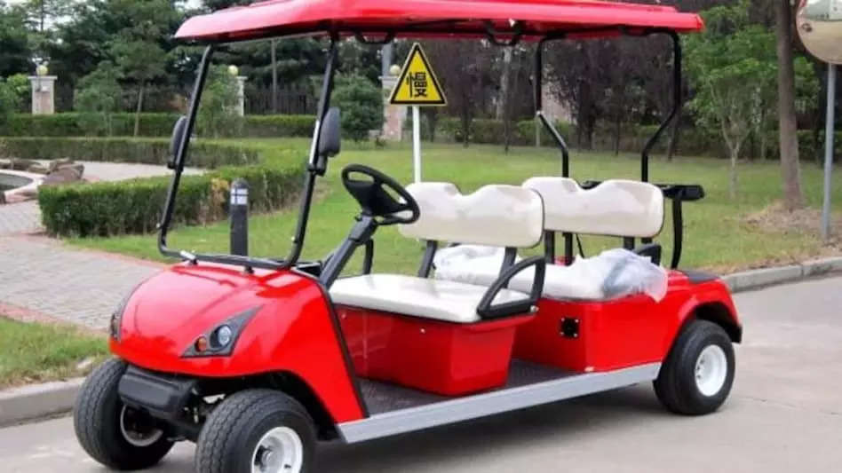 The Golf carts will hit the market early next year, it said.