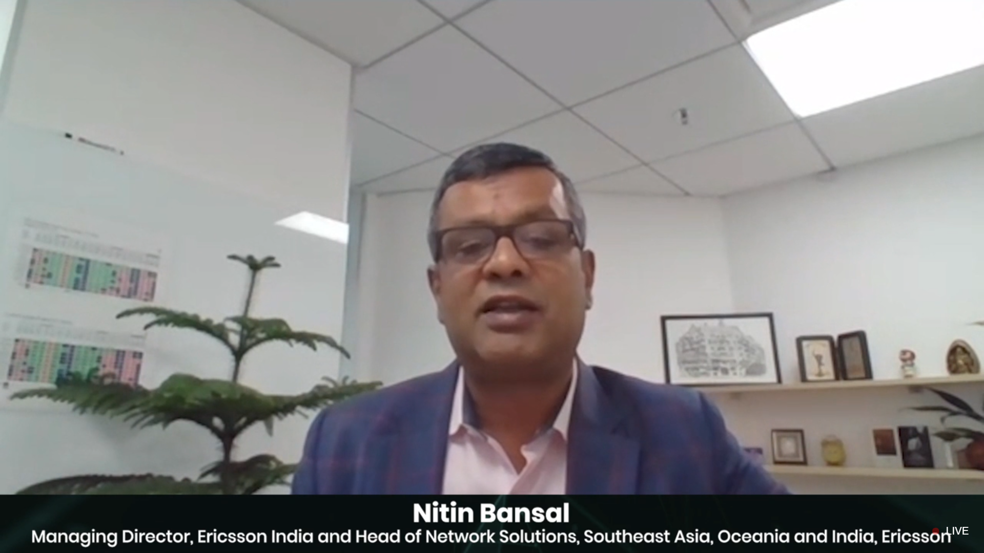 Nitin Bansal, Managing Director, Ericsson India and Head of Network Solutions, Southeast Asia, Oceania and India, Ericsson. 