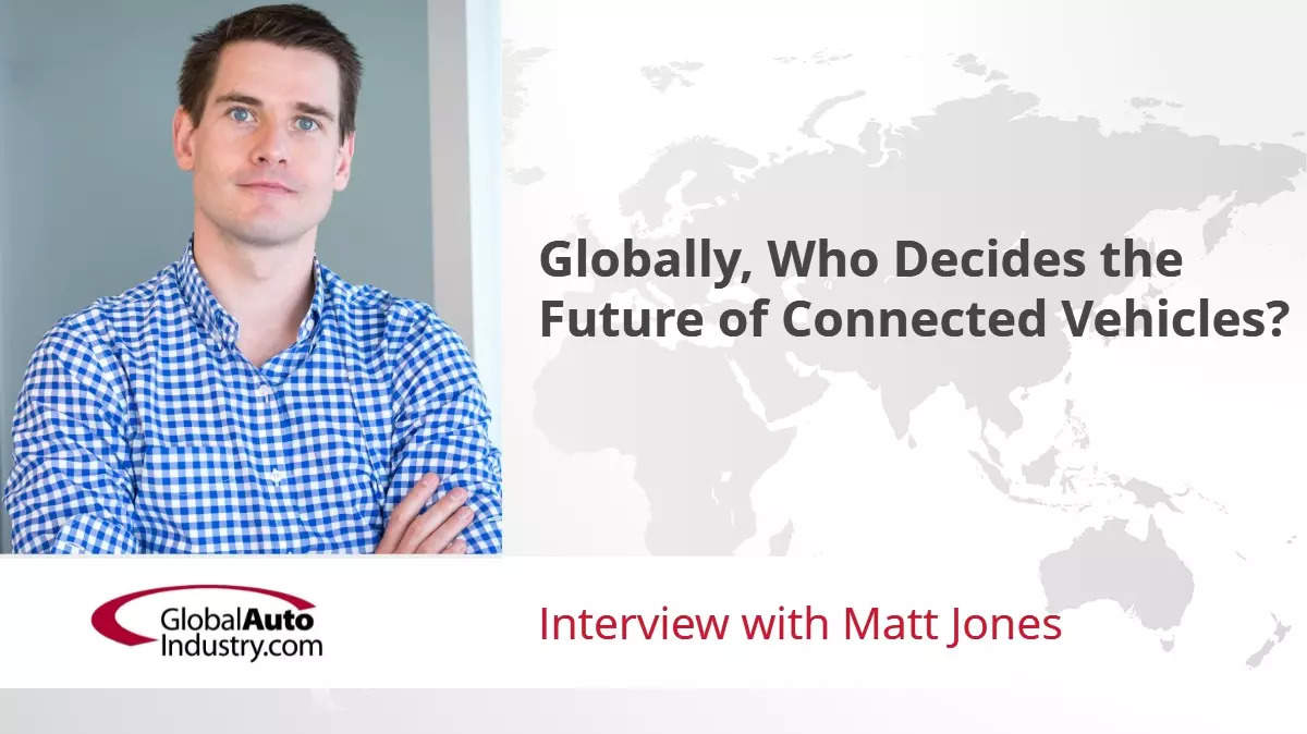  Matt Jones, Director of Global Technology Strategy, Ford Motor Company.