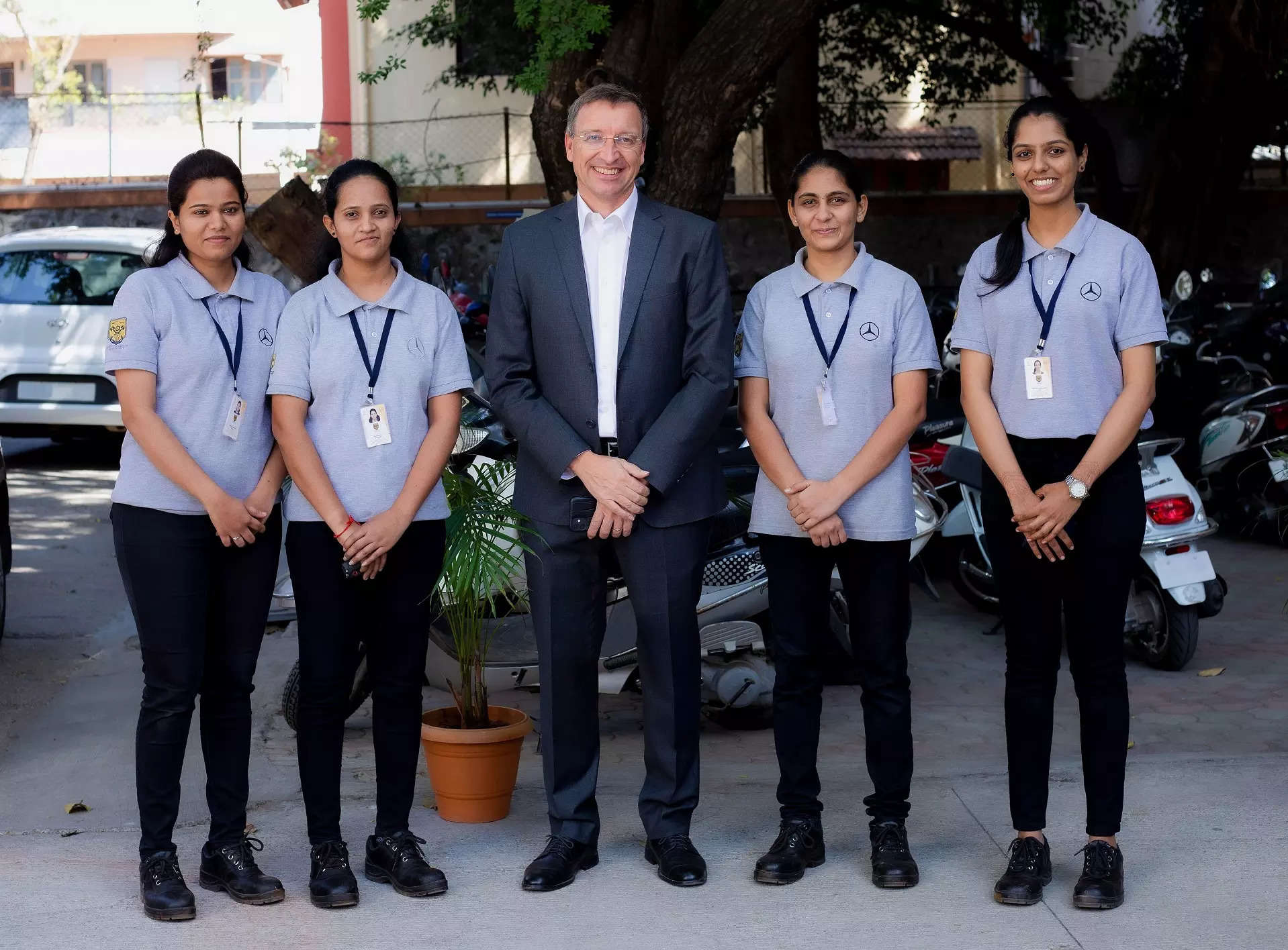 Mercedes-Benz adds EV module to its ADAM course in a Pune women’s college