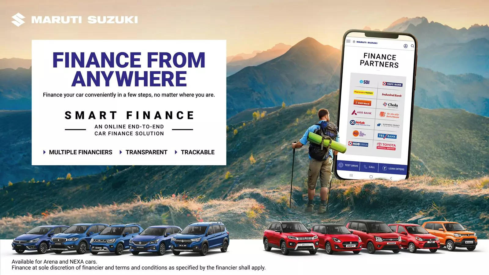 Maruti Suzuki launches “Finance your car from anywhere” campaign