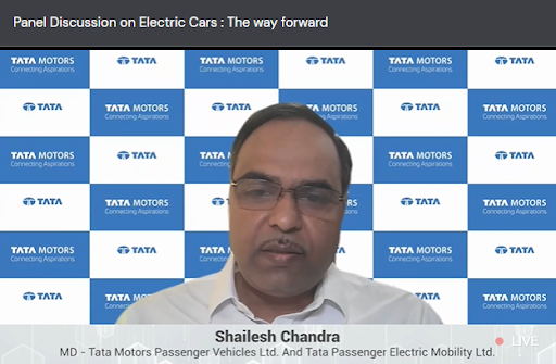  Shailesh Chandra, Managing Director- Passenger Vehicles and Passenger Electric Mobility, Tata Motors, at the ETAuto EV Conclave 2022