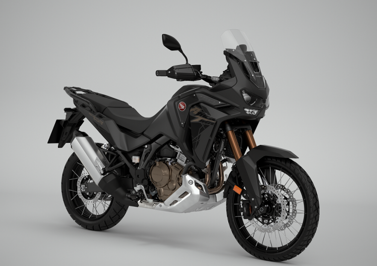  2022 Africa Twin Adventure Sports- Dual Clutch Transmission (DCT) in Mat Ballistic Black Metallic color 