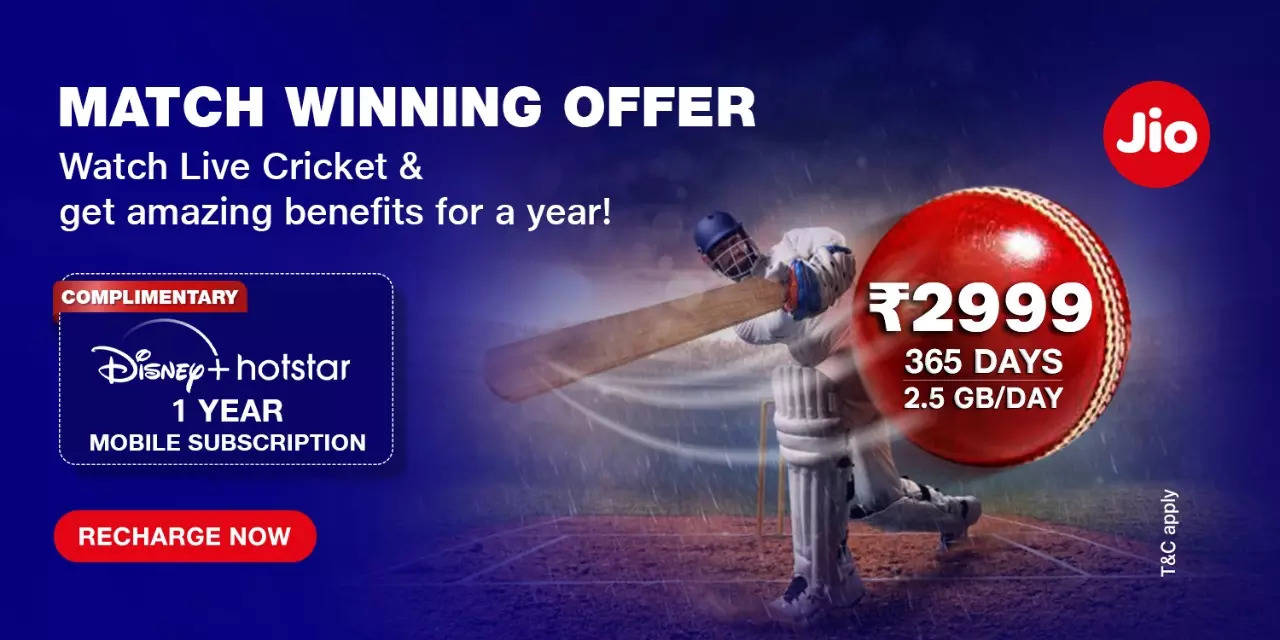 IPL 2022: Jio launches new prepaid plans with subscription to Disney+ Hotstar