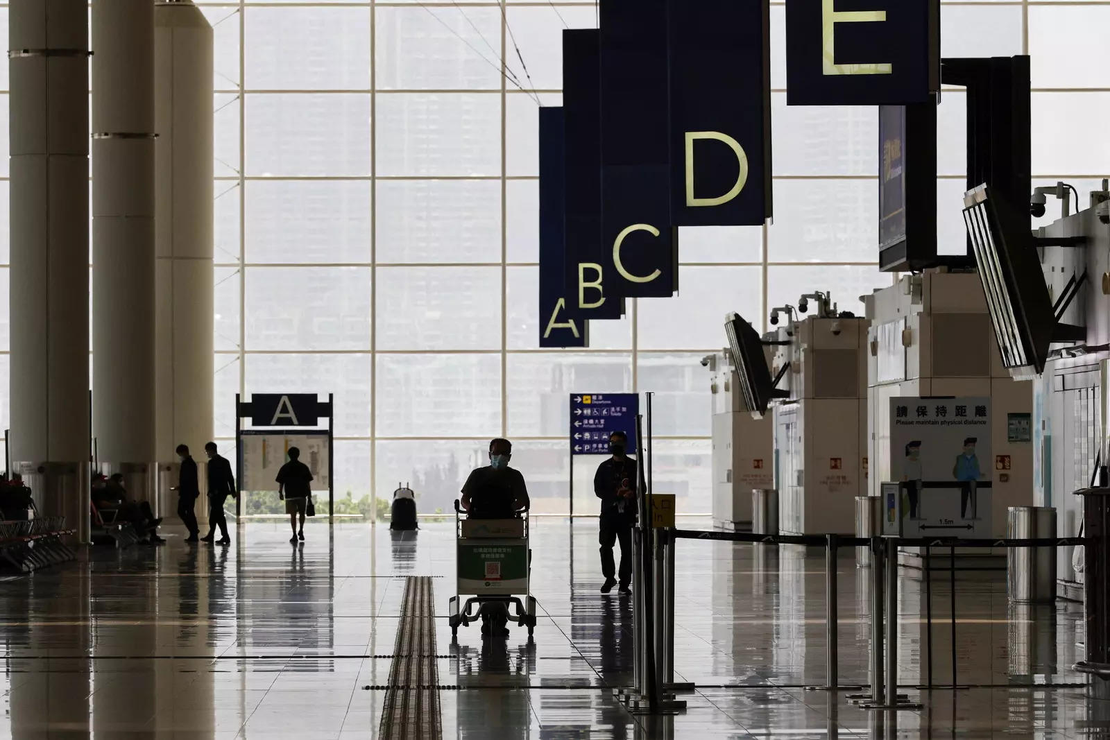 China, Hong Kong, Hong Kong International Airport, Departure