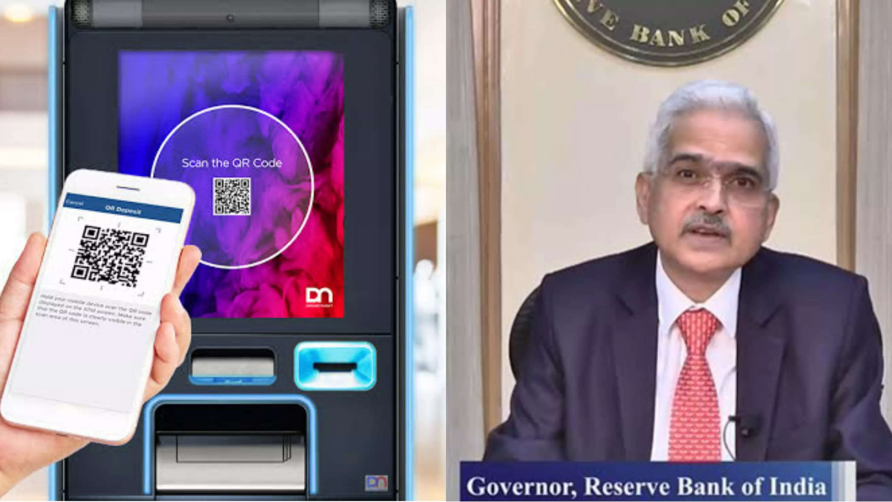 rbi: Cardless cash in ATMs via UPI to be extended soon: RBI Governor Das,  BFSI News, ET BFSI