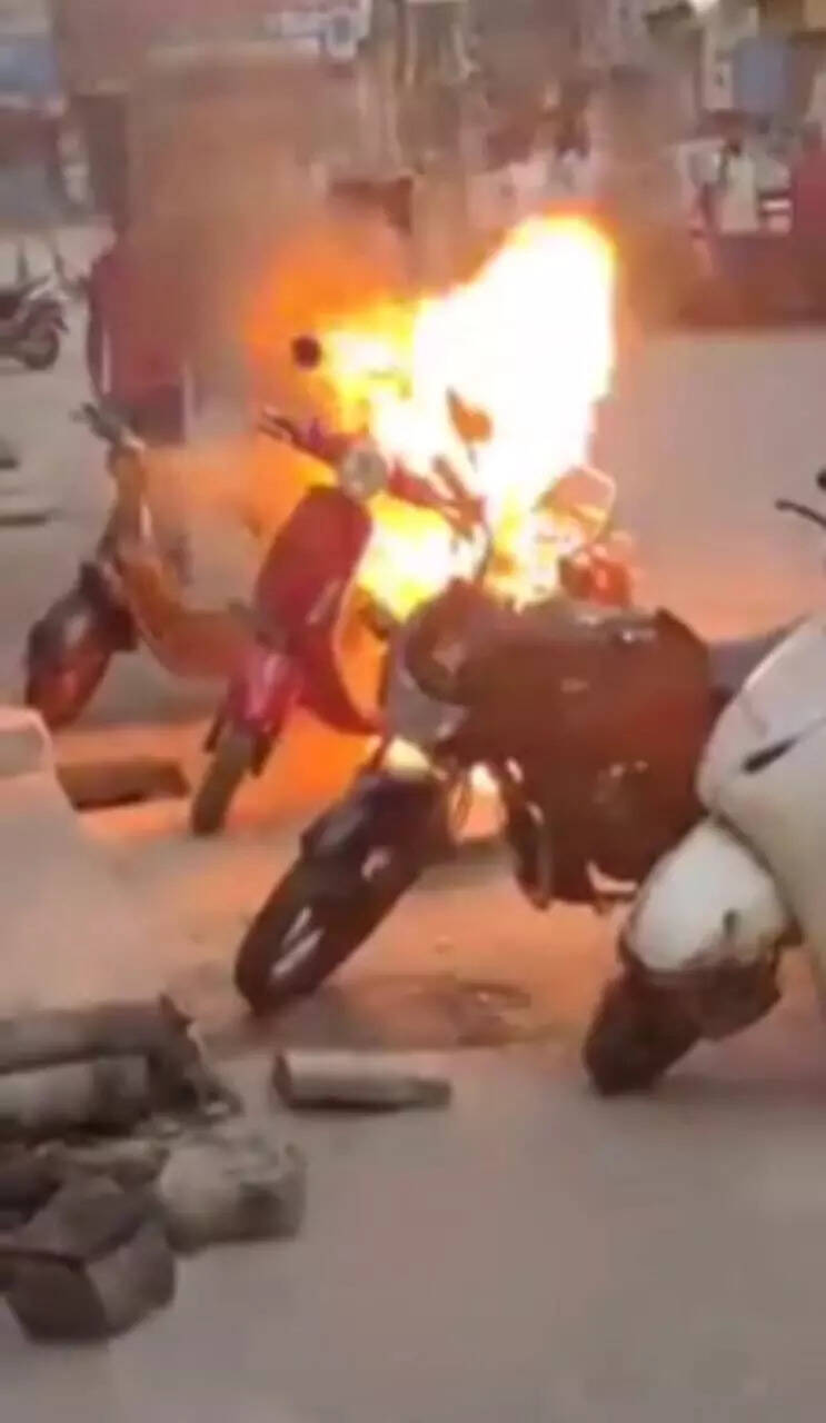  In September last year, two Pure EV scooters similarly caught fire in Hyderabad. Similarly, another scooter went up in smoke near Chennai in March this year. 