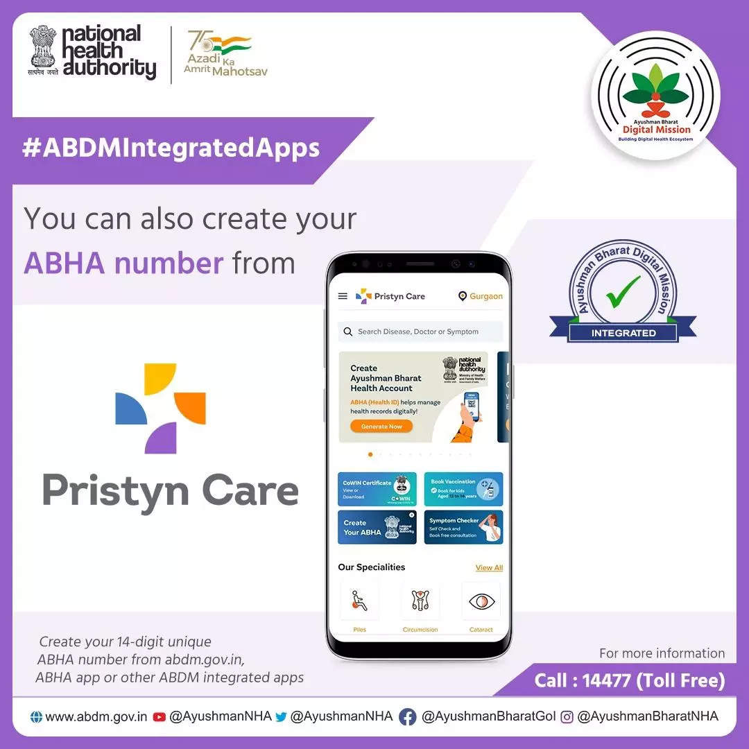 Pristyn Care joins Ayushman Bharat Digital Mission as a healthtech partner in the creation of ABHA ID