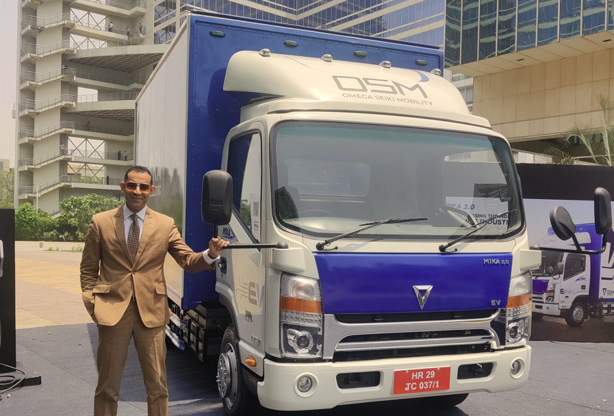  The 106-acre plant in Visakhapatnam is Omega Seiki's first CV manufacturing facility which will produce a range of small, light and heavy-duty trucks. 