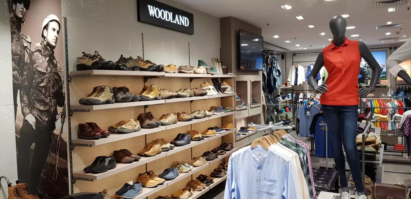 Woodland store shoes shop