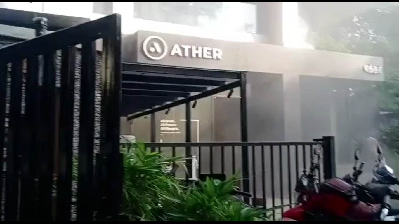  Ather's Chennai premises caught fire yesterday