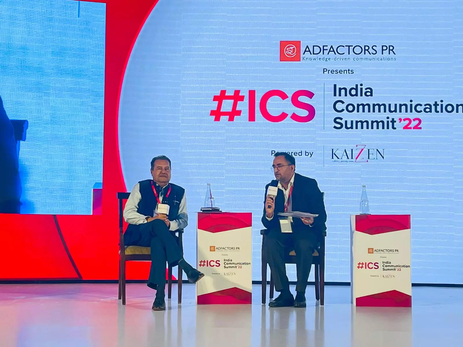  ICS 2022: Bhaskar Chatterjee (left) and Abhishek Gulyani 
