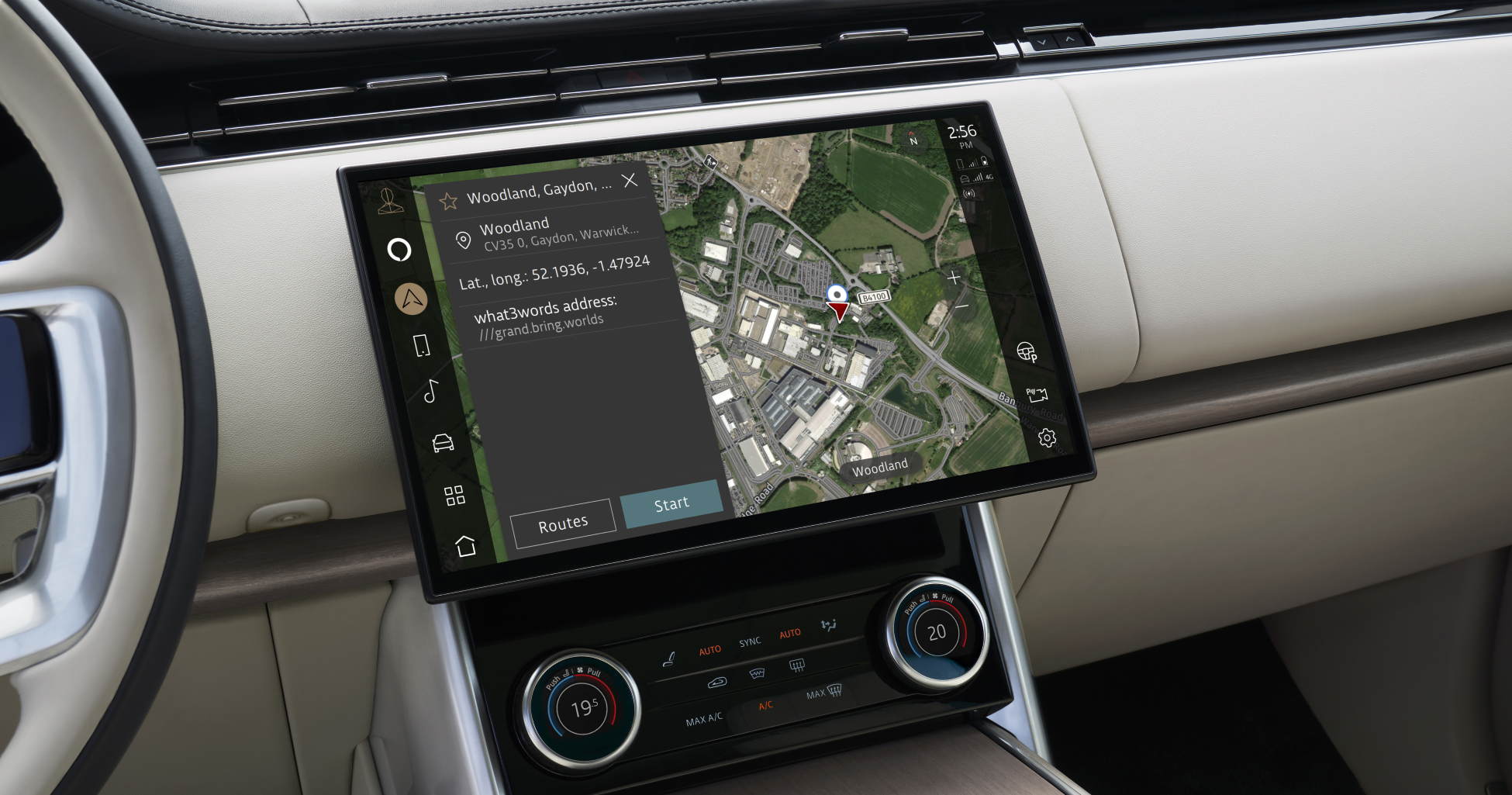JLR integrates global location tech of what3words into its new and existing vehicles