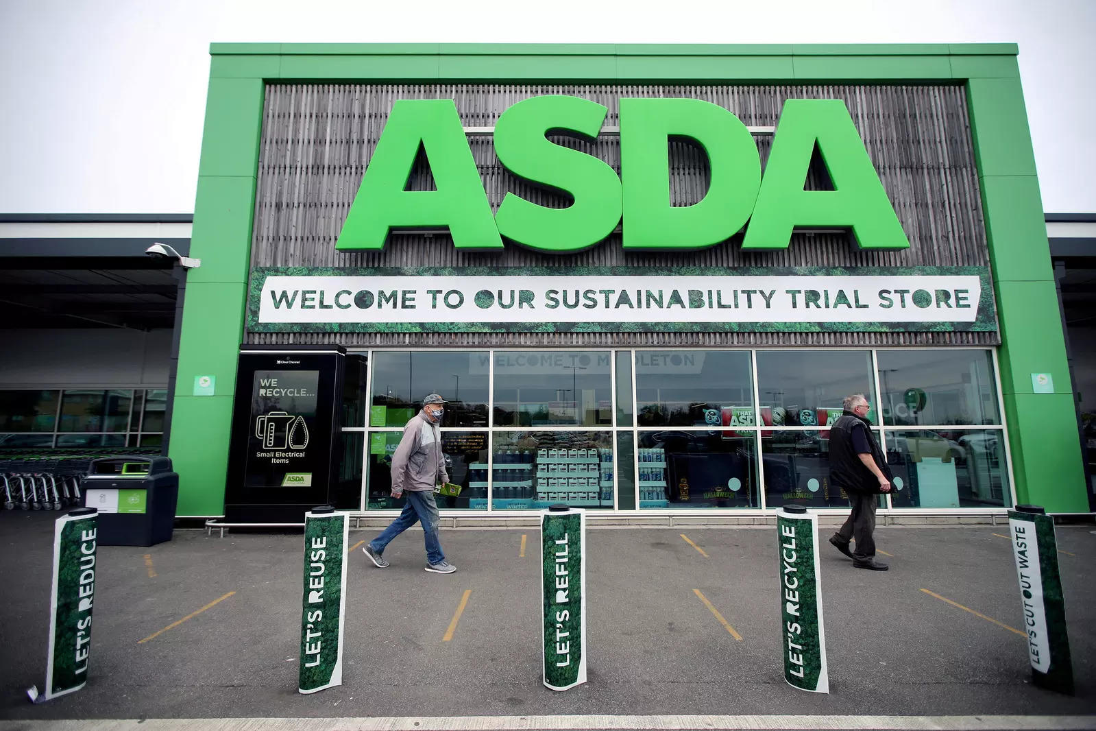 Britain's Asda supermarket says shoppers buy less, seek cheaper items