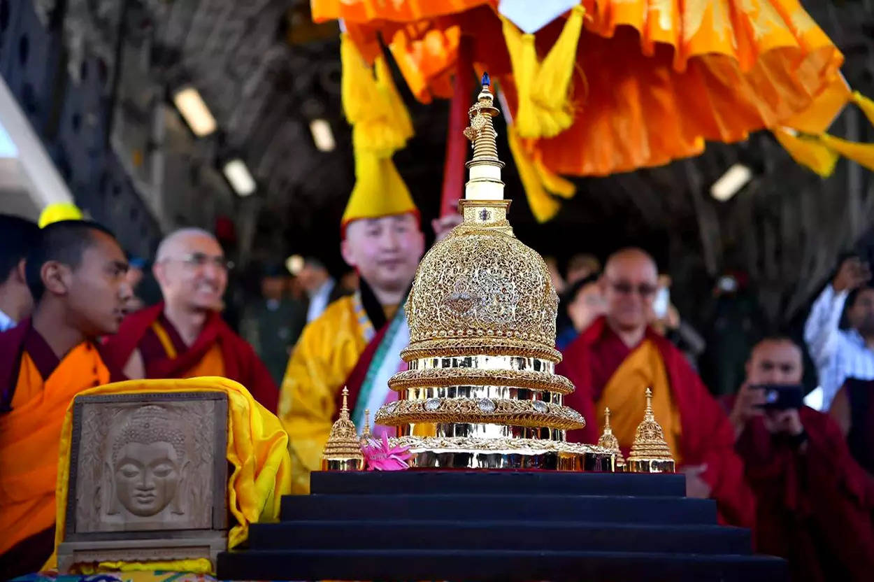 Today, Disciples Set Out on Journey to Thailand with Lord Buddha's Relics - The Hard News Daily