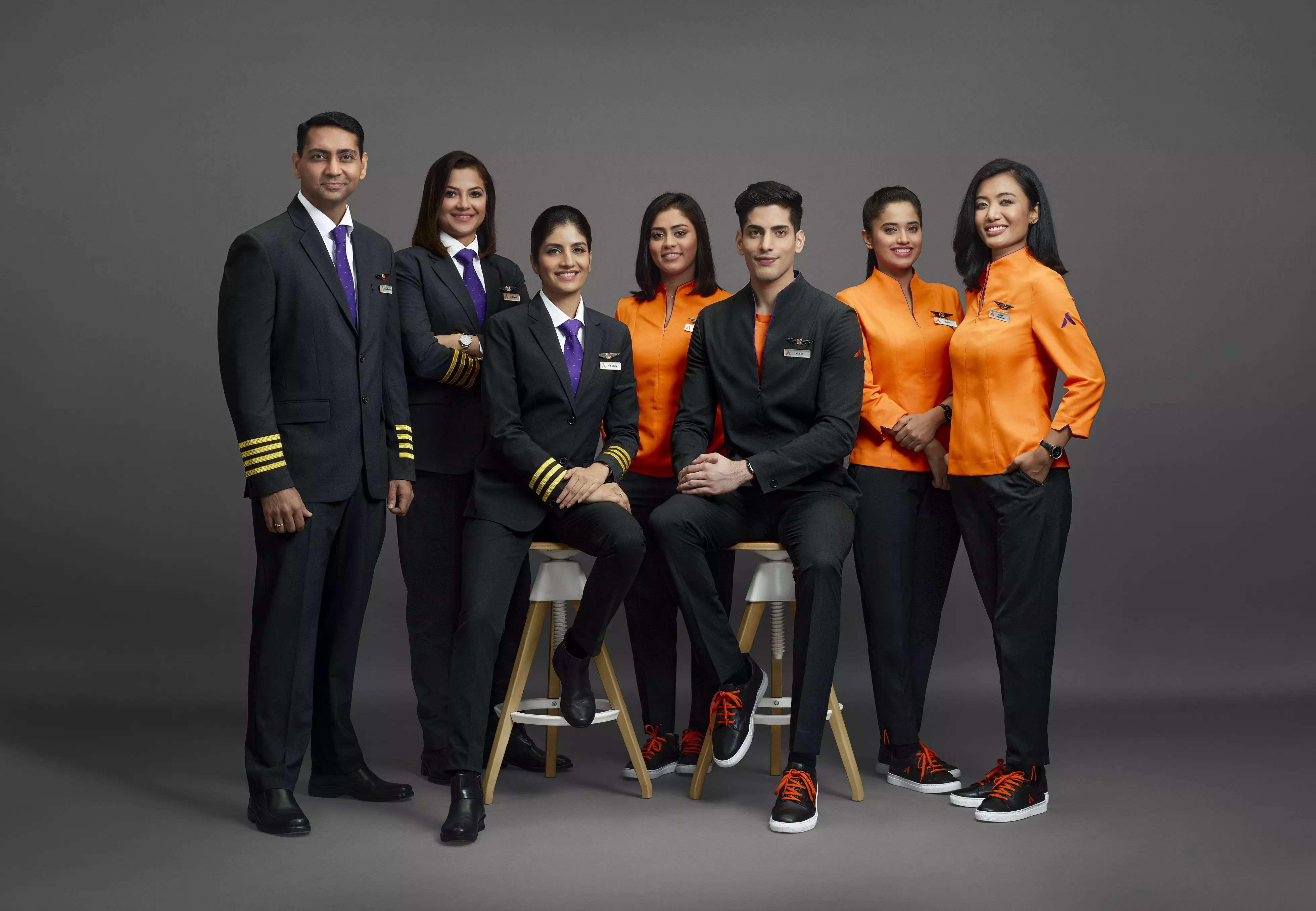 Akasa Air introduces its airline crew uniform