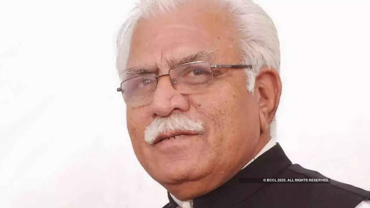   हरियाणा के मुख्यमंत्री मनोहर लाल खट्टर