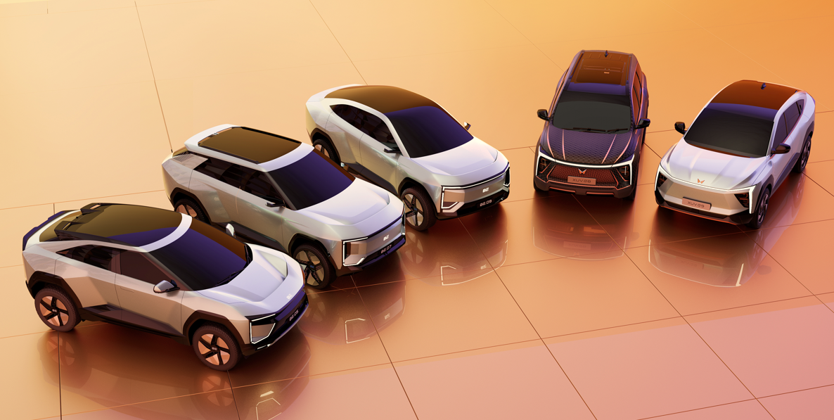  The five new electric SUVs include the XUV.e8, XUV.e9, BE.05, BE.07 and BE.09