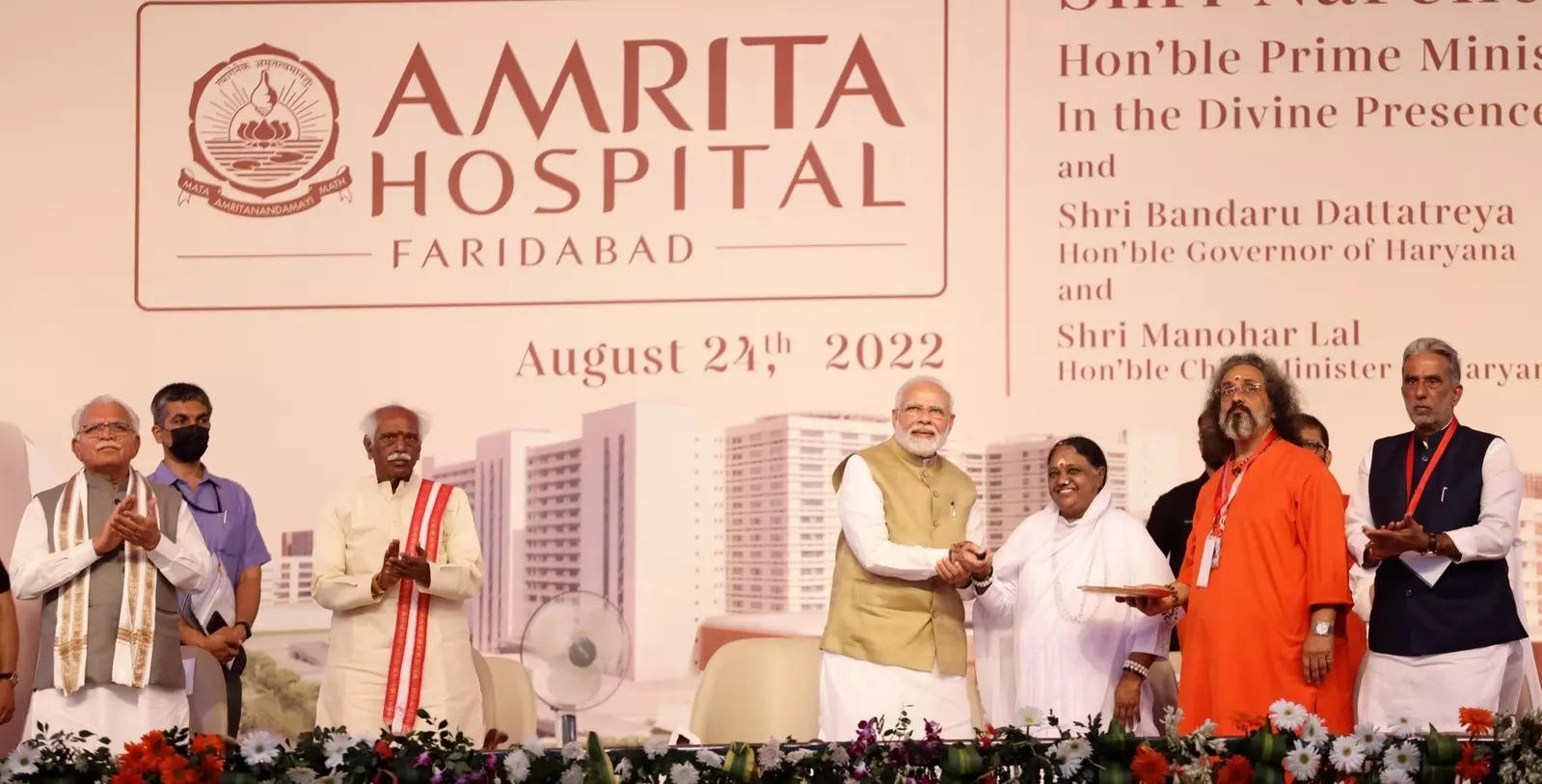 PM Modi inaugurates state-of-the-art Amrita Hospital in Faridabad