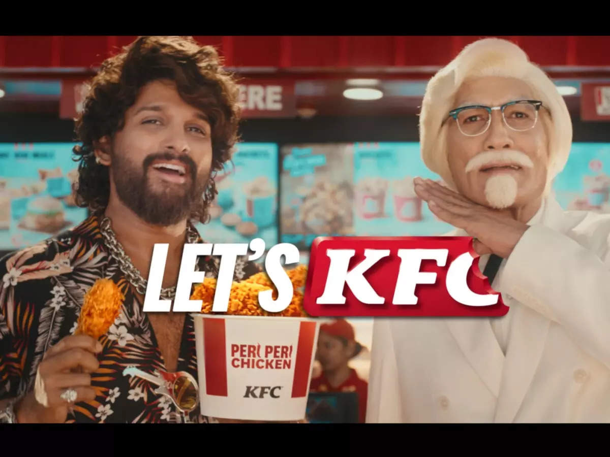 Allu Arjun and KFC's Colonel enjoy Peri Peri Chicken in new ad, ET ...