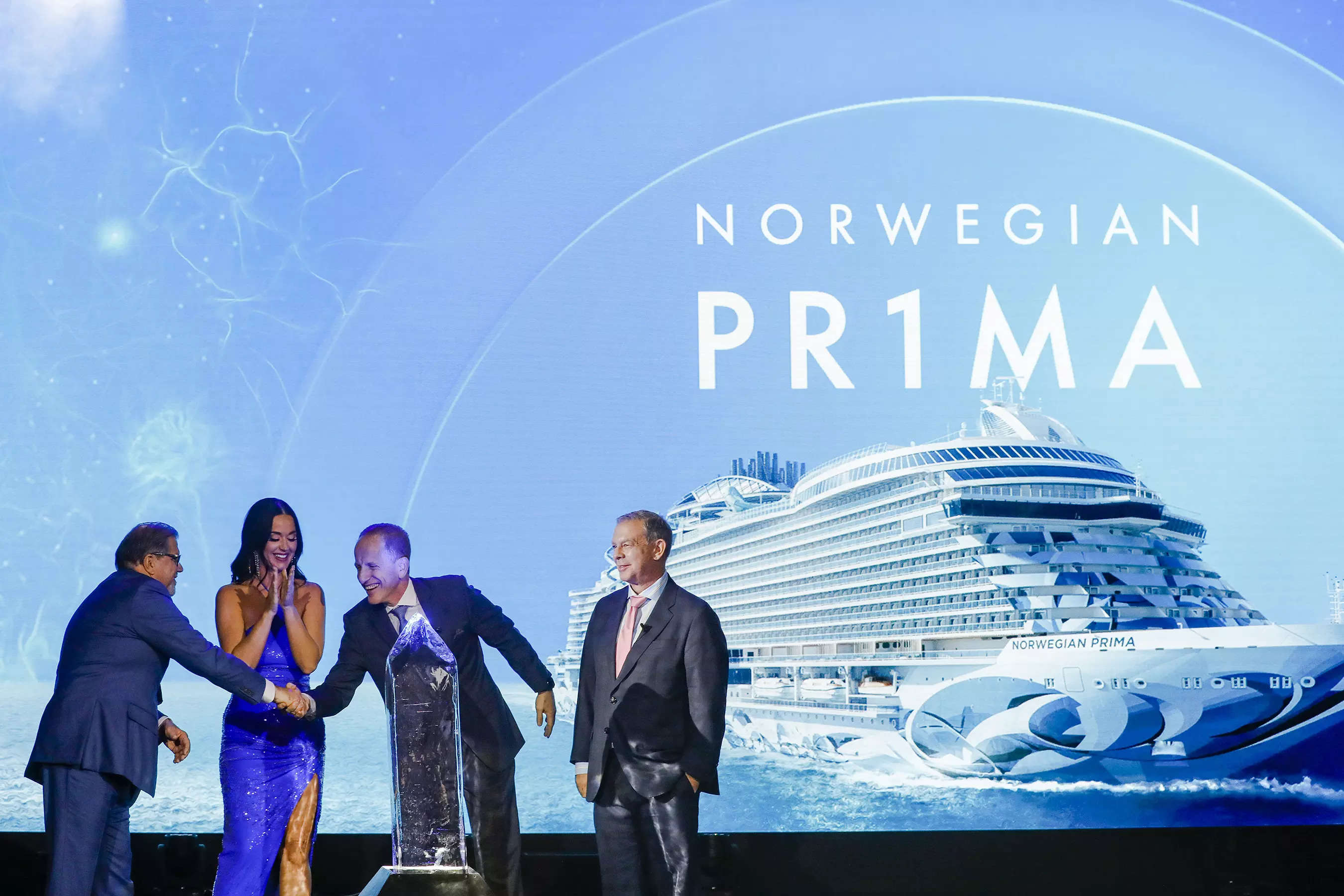 Norwegian Cruise Line christens its newest ship NCL Prima, inaugural sailing on September 3